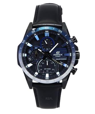 Edifice Nighttime Drive Serisi Analog Kronograf Siyah Kadran Solar EQS-940NL-1A 100M Erkek Saati