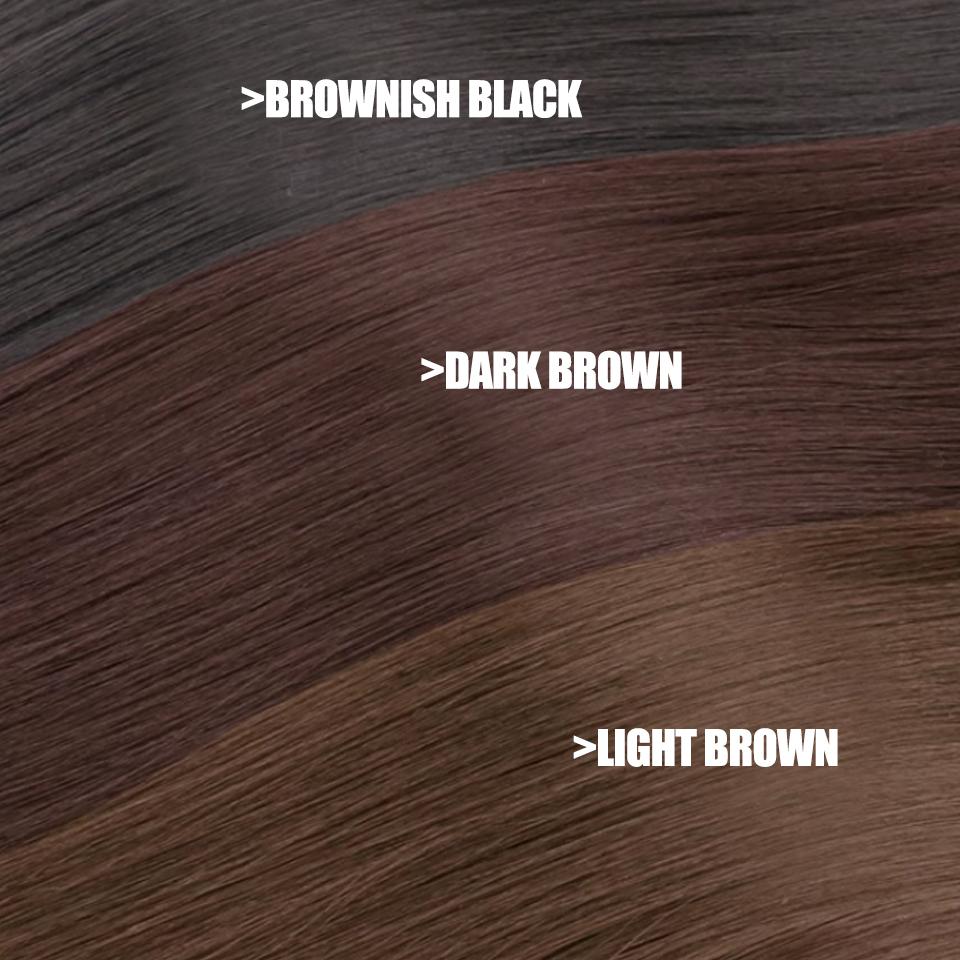 WTB Three-piece Hair Extension Synthetic Wig Women Head Natural Fluffy Long Straight Hair Extension Three-piece Wig Piece