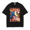 Anime Yu Yu Hakusho Graphic Tshirts Urameshi Yuusuke Manga T Shirt Washed Oversized Tshirt Short Sleeve Cotton Tee Man Clothing