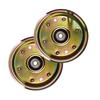 2Pack Flat Idler Pulleys For Lawn Mowers Compatible With 956-04129 756-04129B 756-04129C 753-08171 Replacement Parts