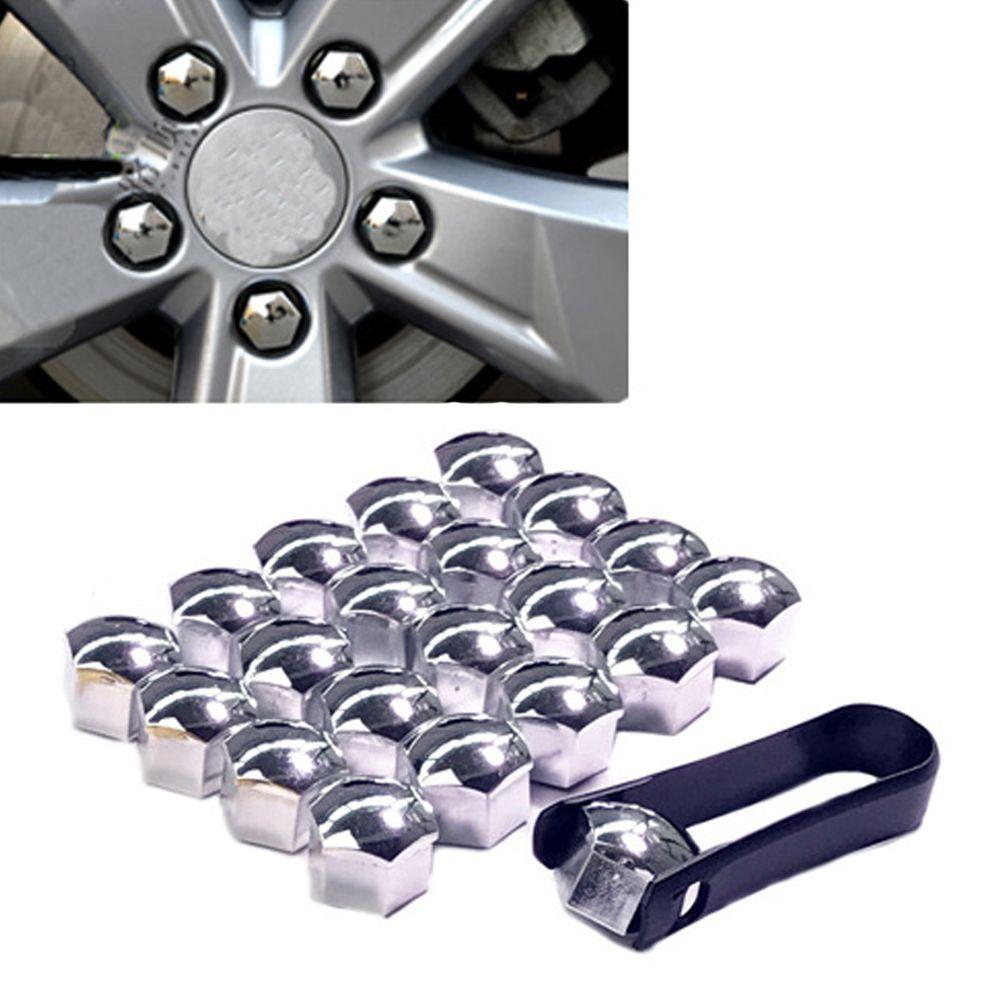 Exterior Decor Bolt Rims 20pcs/pack Screw Protector Bolt Caps Bolt Covers Screw Caps Screw Covers