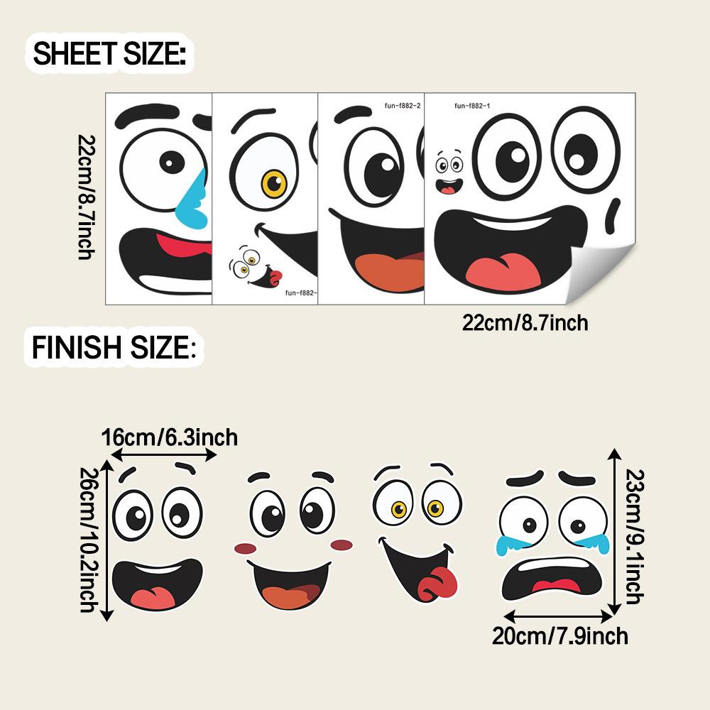 

Креативное и веселое выражение Мусорное ведро Украшение дома и наклейки для украшения