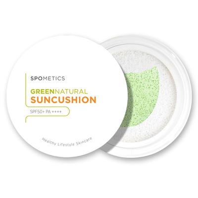 Spometics Green Natural Sun Cushion SPF50+ PA++++, 25g, 1 Stück