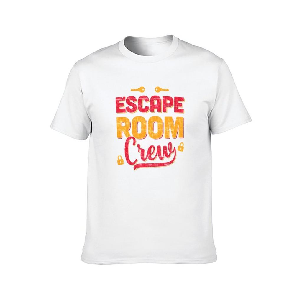 Escape Room Crew Puzzle Game Escaping Team design TShirt printed t shirts for man funny t shirts dark humor TShirt