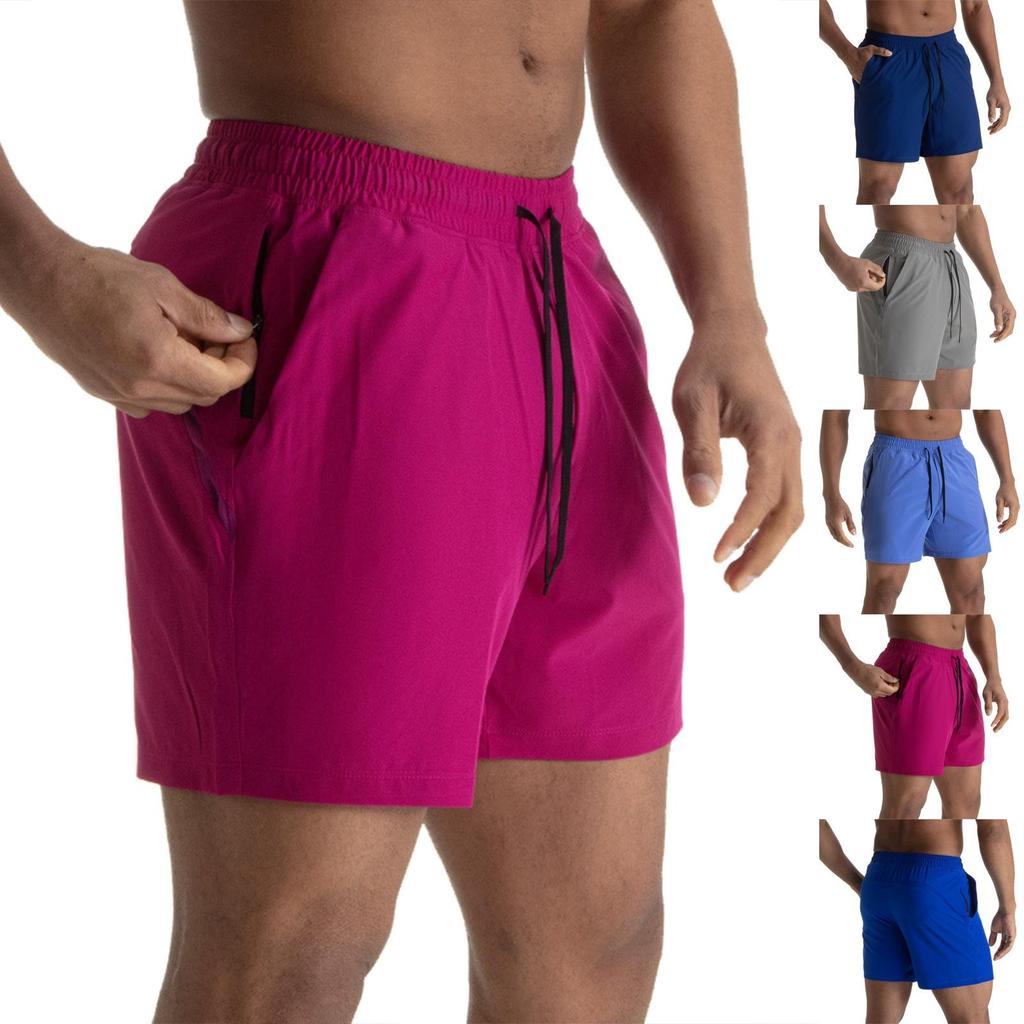 Men's Sports Shorts - Breathable Mesh Patchwork Running Pants - Loose Fit - Quick-drying - Fitness Shorts With Stretchiness