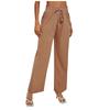 Fashion Women's Solid Color Loose And Comfortable Pocket Leisure Time Trousers