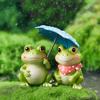 Miniatur-Frosch Harz-Dekoration für Entspannung und Heimdekoration