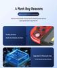 Joycon-style RGB Wireless Bluetooth Game Controller with Switchable Left and Right Small Handles for NS.