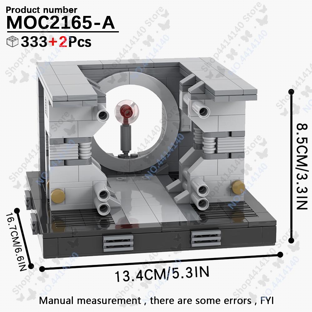 MOOXI Space Wars Movie Throne Military Conference Room Scenario Model Building Block DIY Diorama Bricks For Kids Montessori Toys