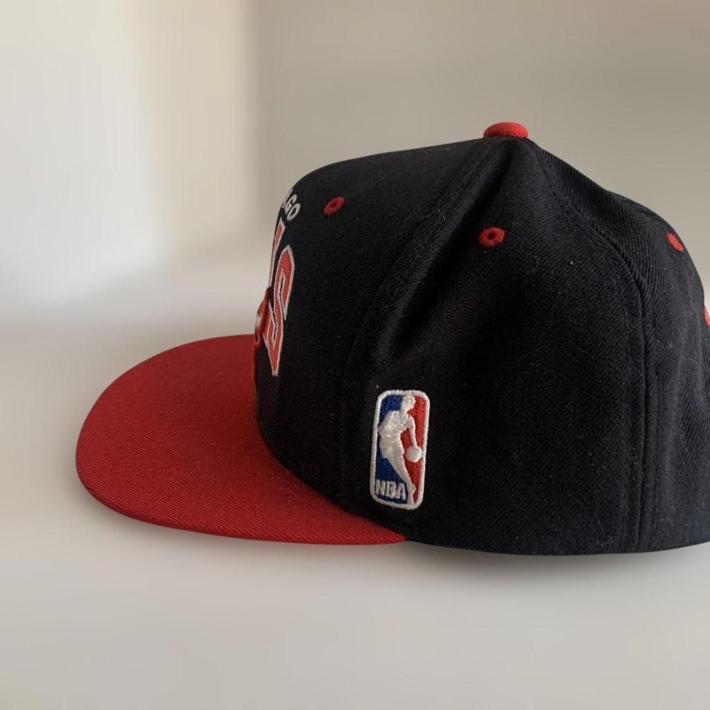 Used 2 Mitchell & Ness Chicago Bulls Caps