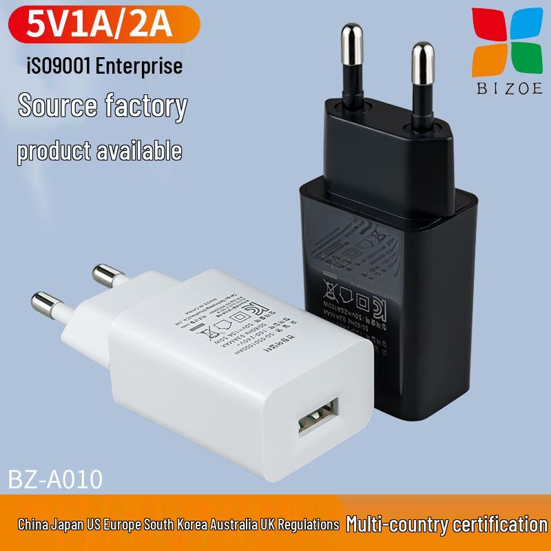 

5V 1A/2A Korean Standard Mobile Charger - KC+KCC Certified Adapter for Bundles 1A Korean Standard KC Certified білий