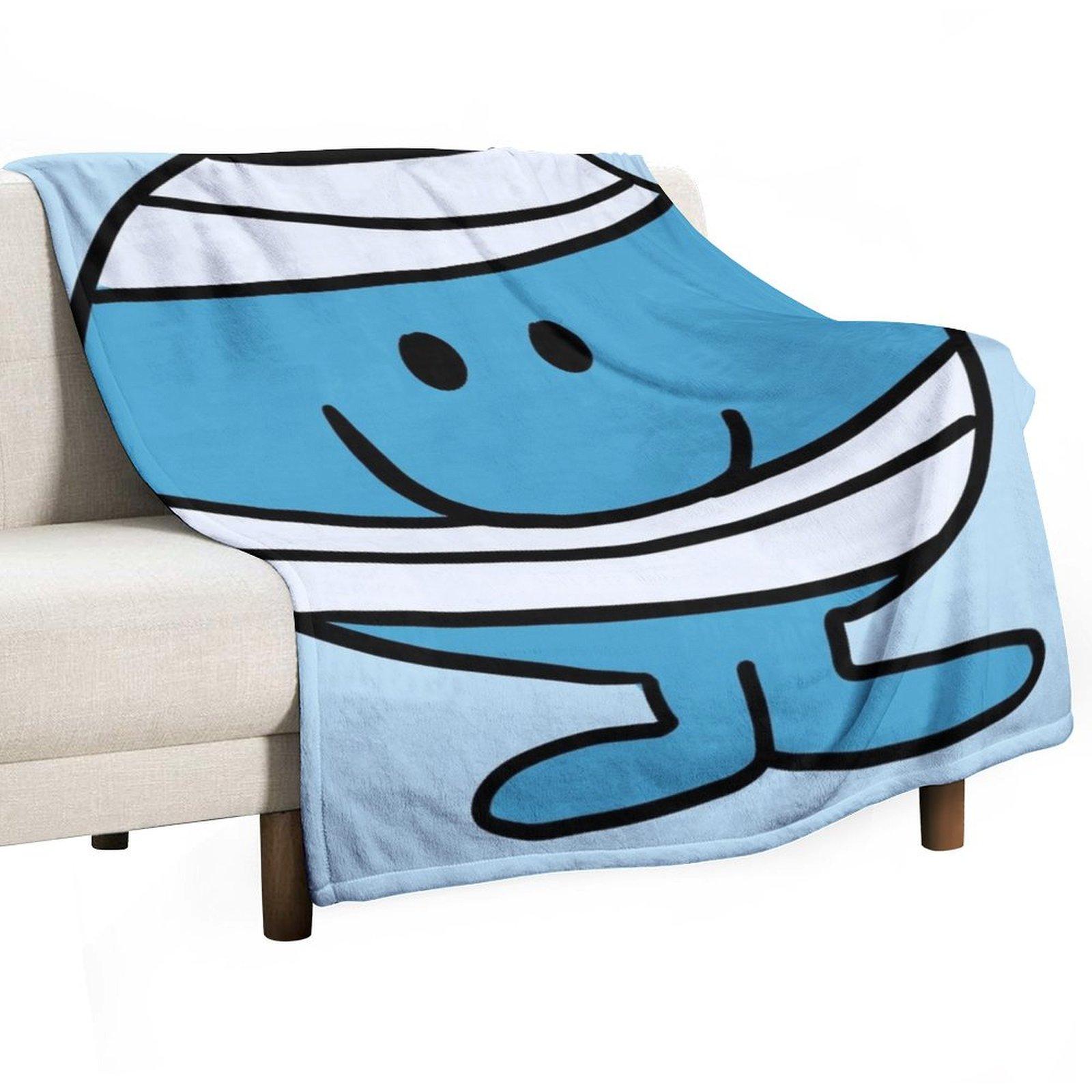 Little Mr Bumps Throw Blanket Sleeping Bag halloween heavy to sleep Retros Blankets 30x40in