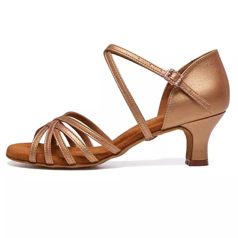 

Professional Latin Dance Shoes For Women High Heels PU Leather Ballroom Dancing Shoes Rumba Cha Cha Dance Shoes Sneakers 34