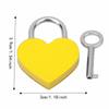 2pcs 30x39mm Size Heart Shaped Padlock 2 Sets Love Lock Padlock  For Romantic Occasions
