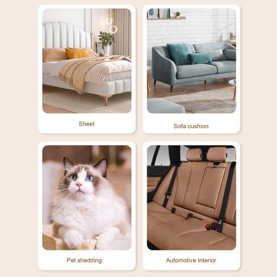 Pet Hair Remover for Furniture Gentle Cat Hair Removal Roller Reusable Lint Remover for Cat And Dog Hair On Sofas Carpets Car Seats