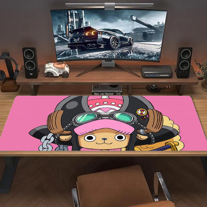 Tony Tony Chopper Print Cushion Non-slip Laptop Tablet Big Mousepad XXL Mat Mini PC Playmat With Lock Edge
