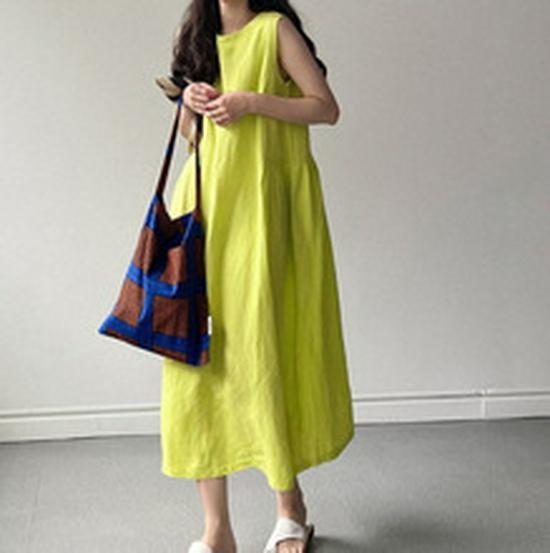 2026 Spring/Summer Plus Size Women's Casual Mid-Length Denim Dress - Trendy and Stylish