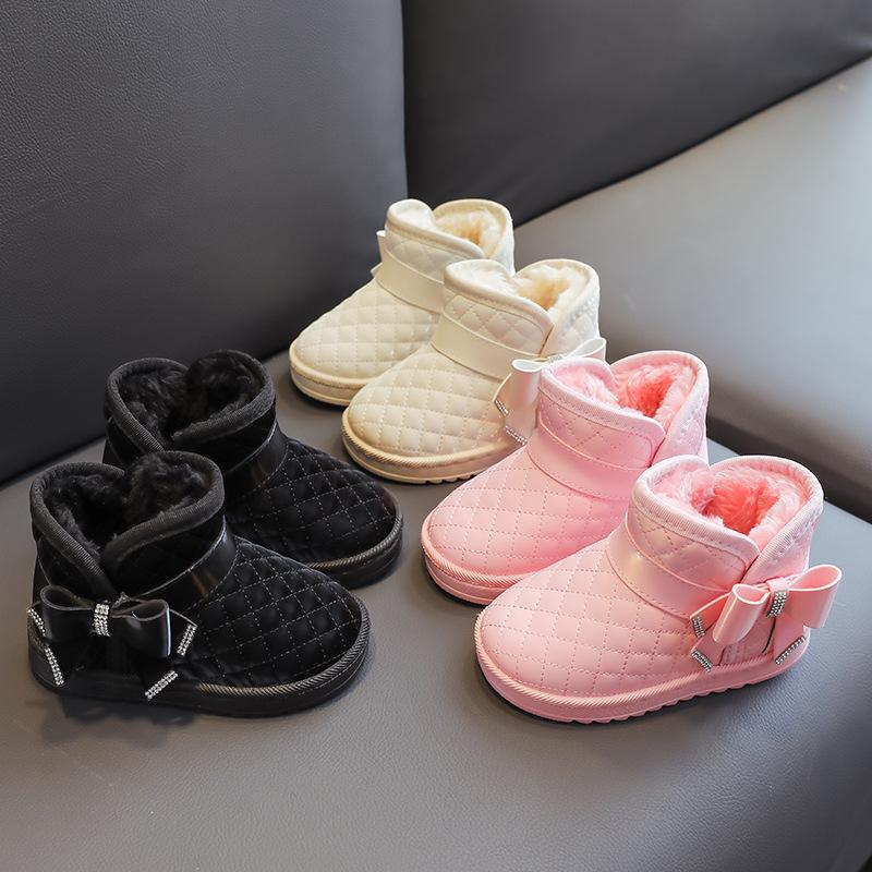 Meisjes snowboots voor baby's Winter Prinses Laarzen Pluche Kinderlaarzen Kindermode Schoenen