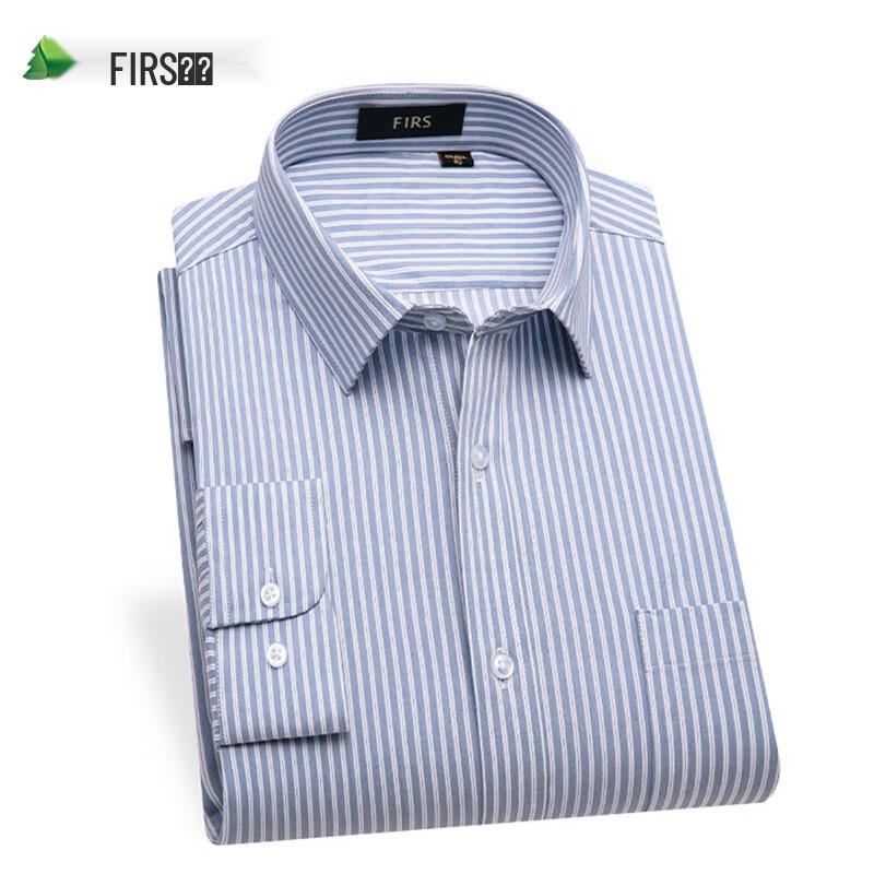 Shanshan Men s Long-Sleeve Striped Stretch Shirt 180/100A (42)