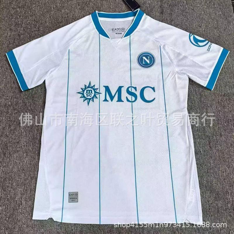 Napoli 26/27 Maglia da Calcio a Manica Corta Casa Trasferta Terza Maglia Uomo De Bruyne 11 Lukaku 9