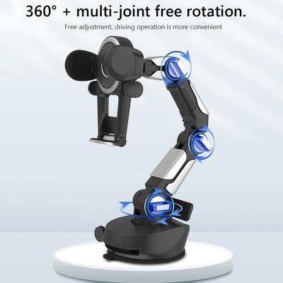 Universal Car Phone Holder Armor 360° Rotatable Dashboard Mobile Cell Support Bracket with Phone Number Plate for iPhone