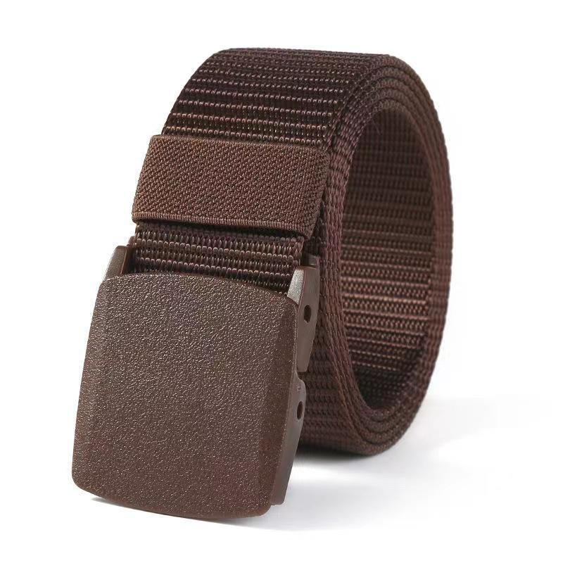 Versatile Men's Thickened Leather Belt for Casual, Military, or Student Use