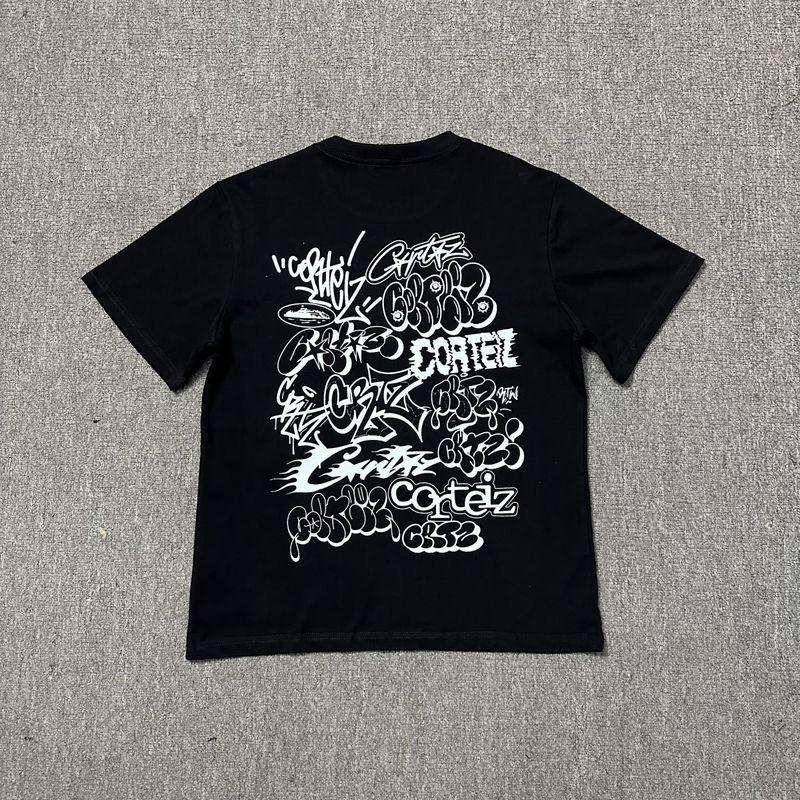 Cross-border corteiz Alcatraz series T-shirt short-sleeved letter Logo digital printing men's and women's tide t trend versatile