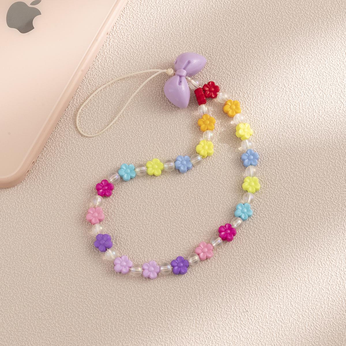 Модная Очаровательная цепочка для мобильного телефона с жемчугом и глиной — фото 14