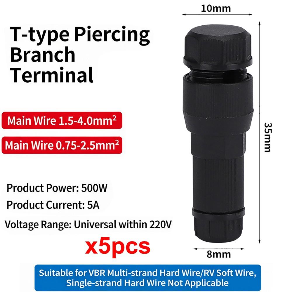 Piercing Type Fastlock Piercing Terminal Crimp Wiring Terminal  Outdoor Lighting Fixtures