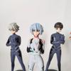 5pcs/set Anime Rei Figure Playthings 13cm Ayanami Rei Gasha Portraits PVC Action Model Collection Dolls Fans Gifts
