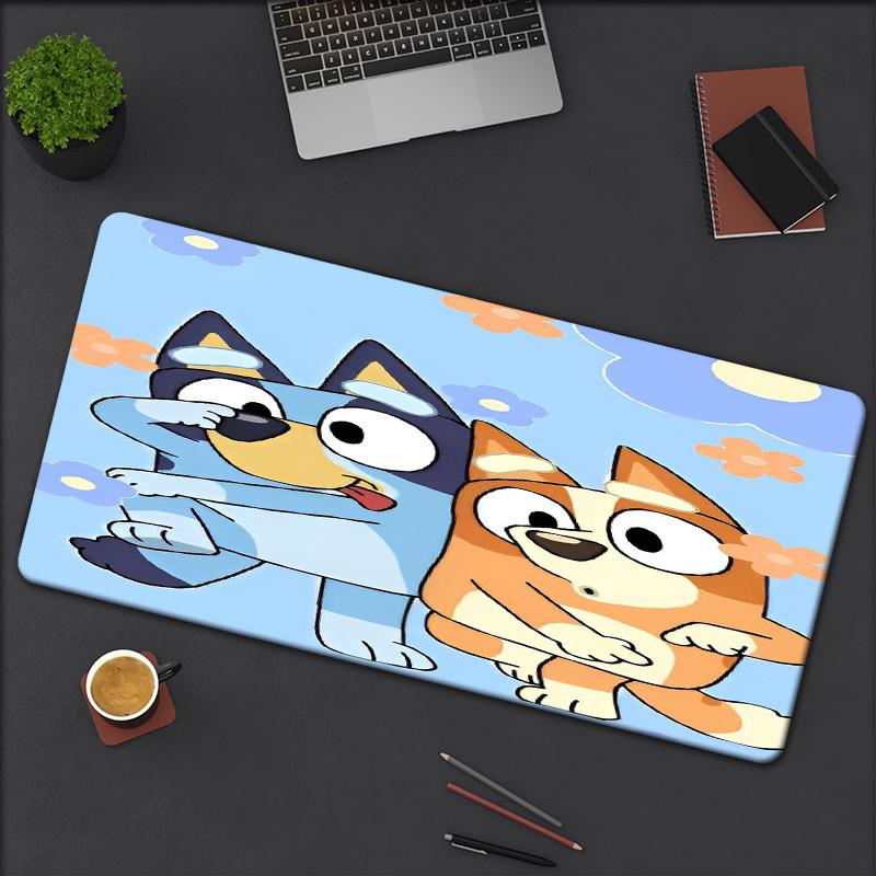 Bluey Theme Mouse Pad, Non Slip Rubber Base, Multifunctional Office & Home Decor, Perfect for Workspace Personalization.