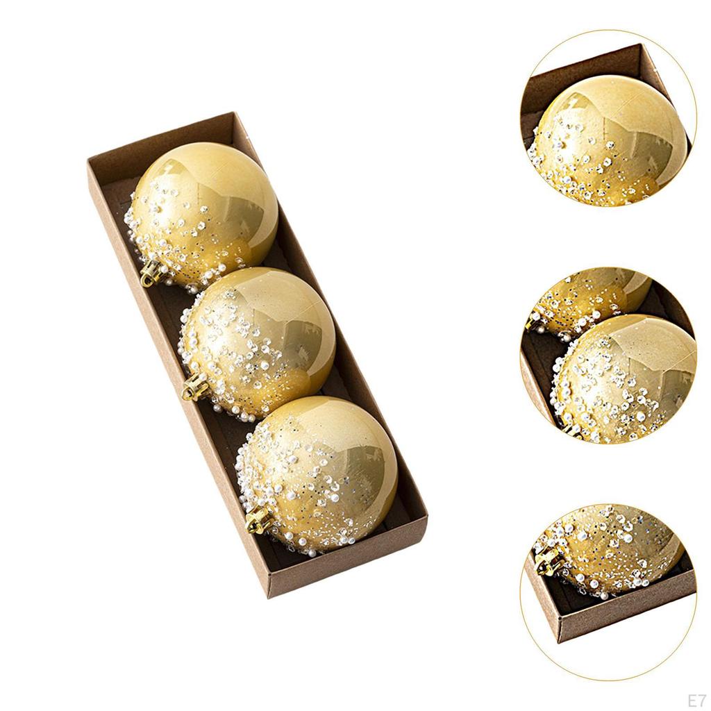 Christmas Ball Set Tree Decorations Handy DIY Projects Decorative Balls for