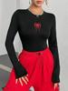 T-shirt Phumee Spider Print Round Neck Slim Fit  A2234