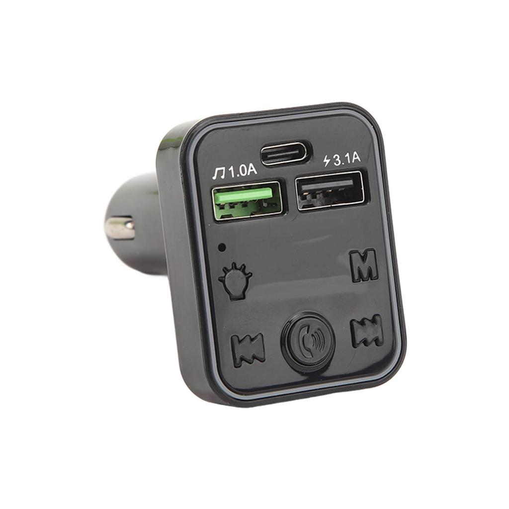 FM Function Dual USB Charging Car Player Smart Bluetooth Talk MP3 Car Player DC12V‑24V