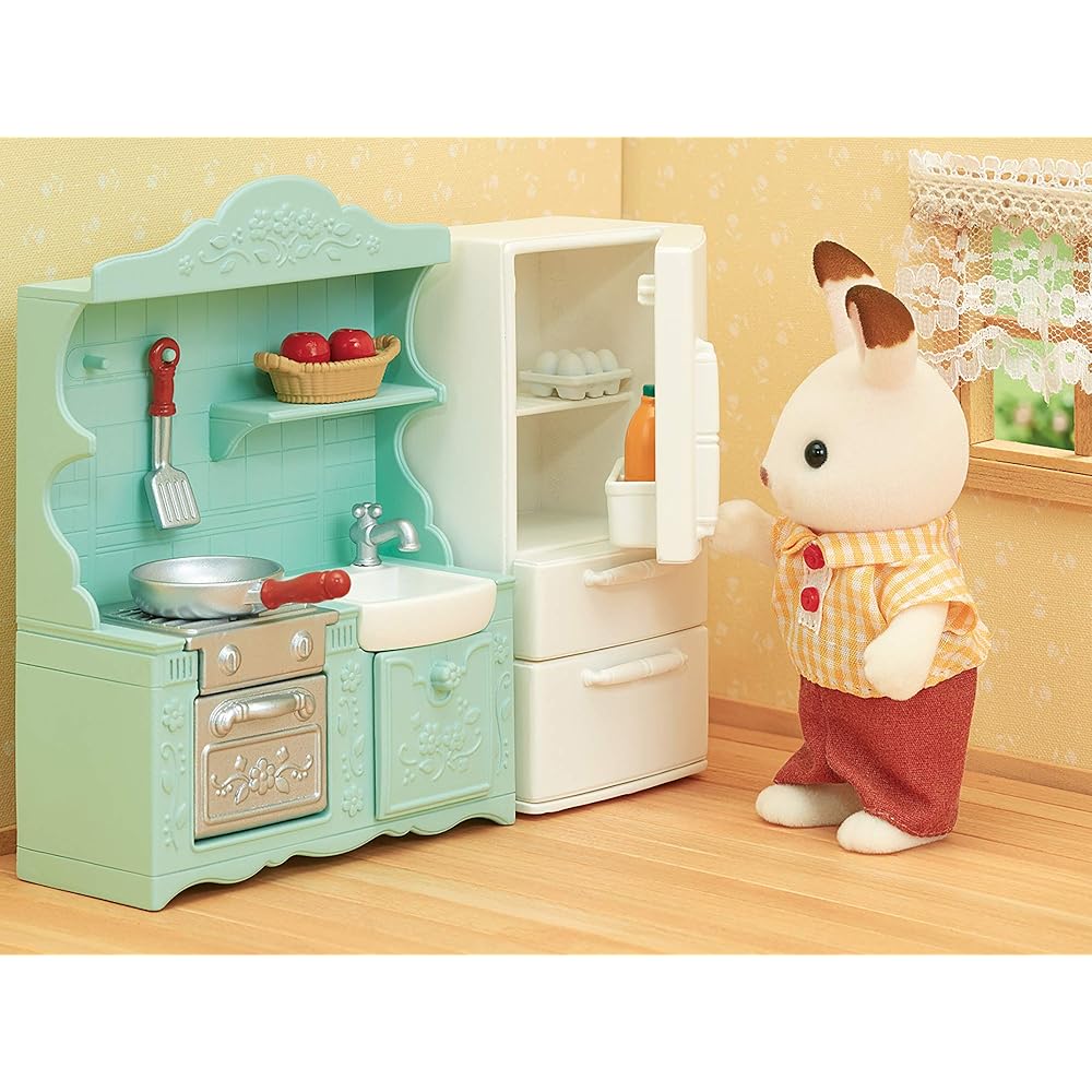 Sylvanian Families Dining Room Set ST Mark Certified Toy for Dollhouse Ages 3+