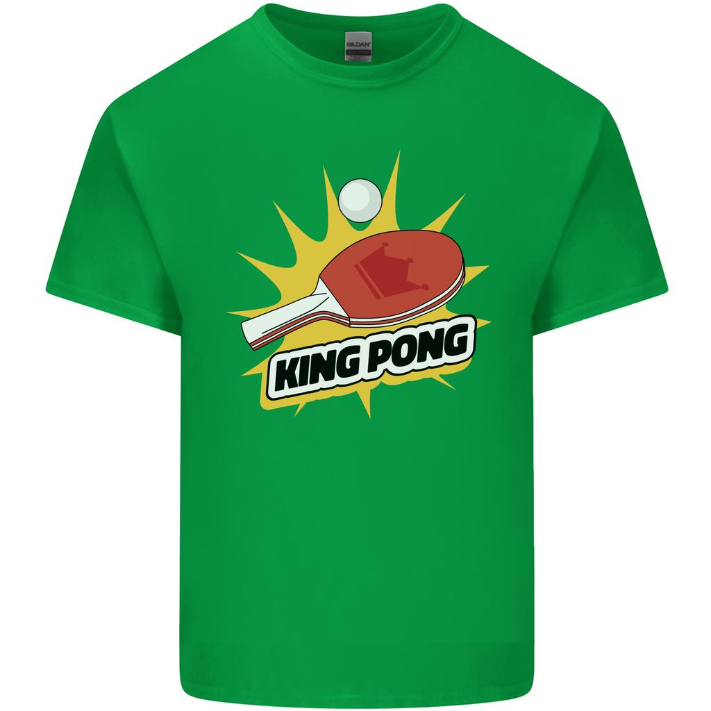King Ping Pong Table Tennis Funny Unisexs Light Cotton TShirt