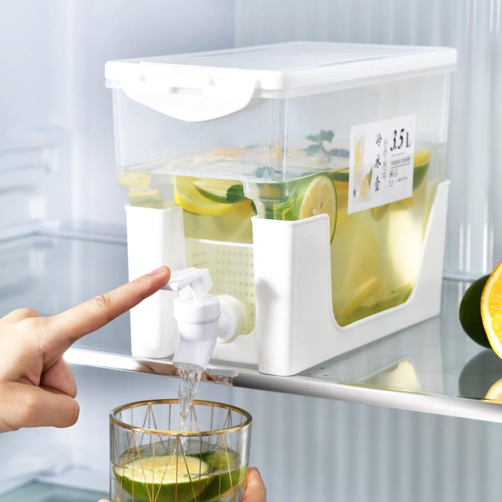 With Stand Beverage Dispenser Large Capacity Fruit Tea Tank Drinkware Tea Kettle Lemonade