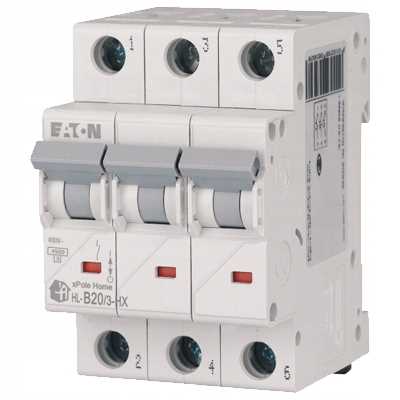 Eaton Wyłącznik Nadprądowy 6Ka 3P B20 20A