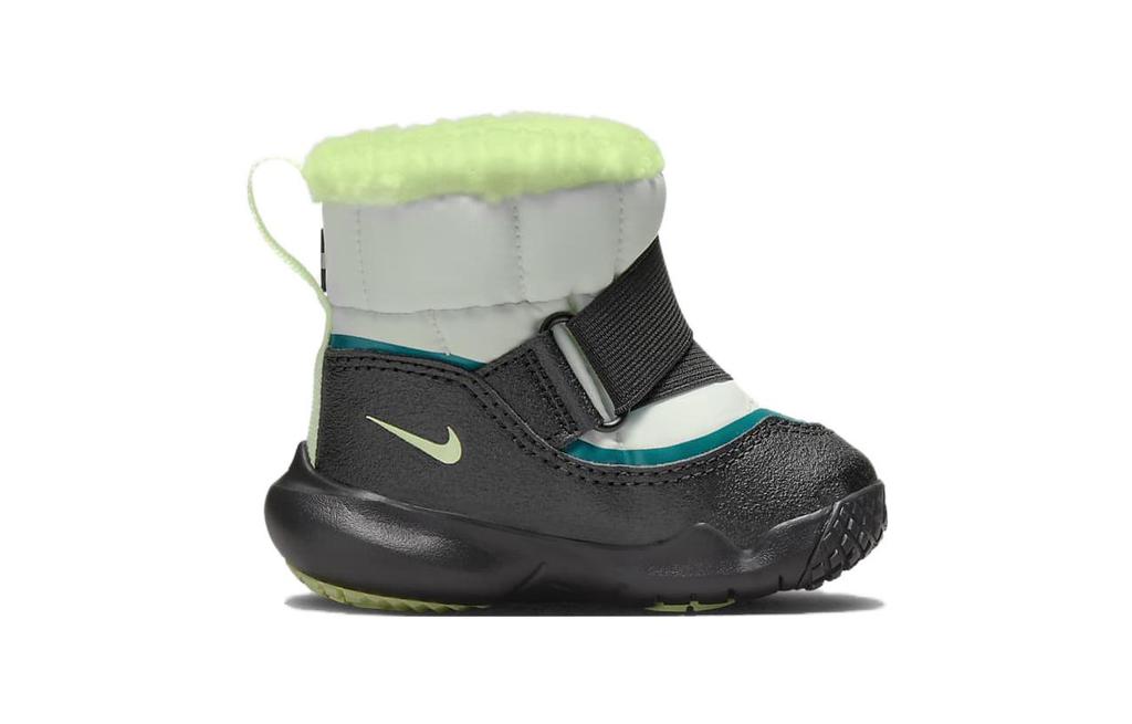 Nike Flex Advance Slip Resistant, Abrasion Resistant, Thermal Snow Boots Gray Black Infant And Toddler DD0303-001