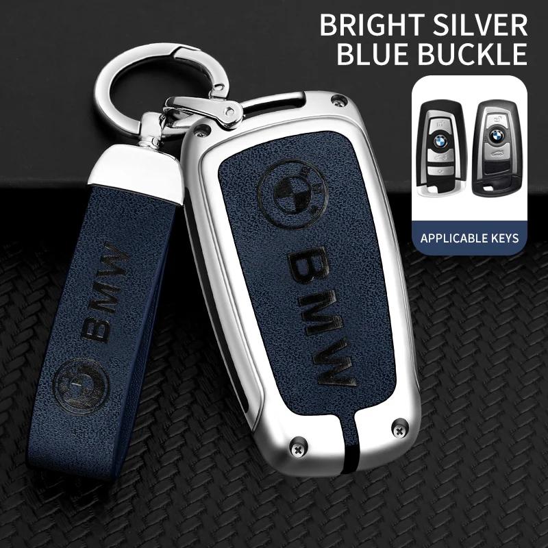 Für BMW M E39 E46 E60 E90 F10 F15 F20 F25 F30 G05 G01 F01 G80 G01 Auto TPU Zinklegierung Schlüsselanhänger Tasche Autoschlüsselanhänger Metallschlüsselhülle