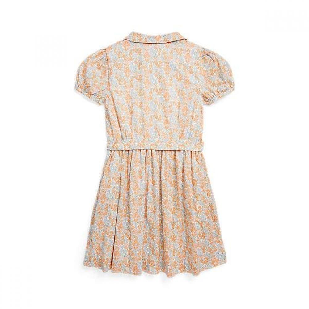 Polo Kids Girls Floral Cotton Shirt Dress Cwpodrsg3d20548999