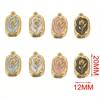 5Pcs Pack Stainless Steel Tulip Flower Charms for DIY Earring Jewelry Making Pendant Supplies Craft