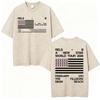 Rapper Rels B A New Star World Tour 2026 Vintage Washed Tshirts Mens Women Clothing Fashion Hip Hop ONeck T Shirts Streetwear