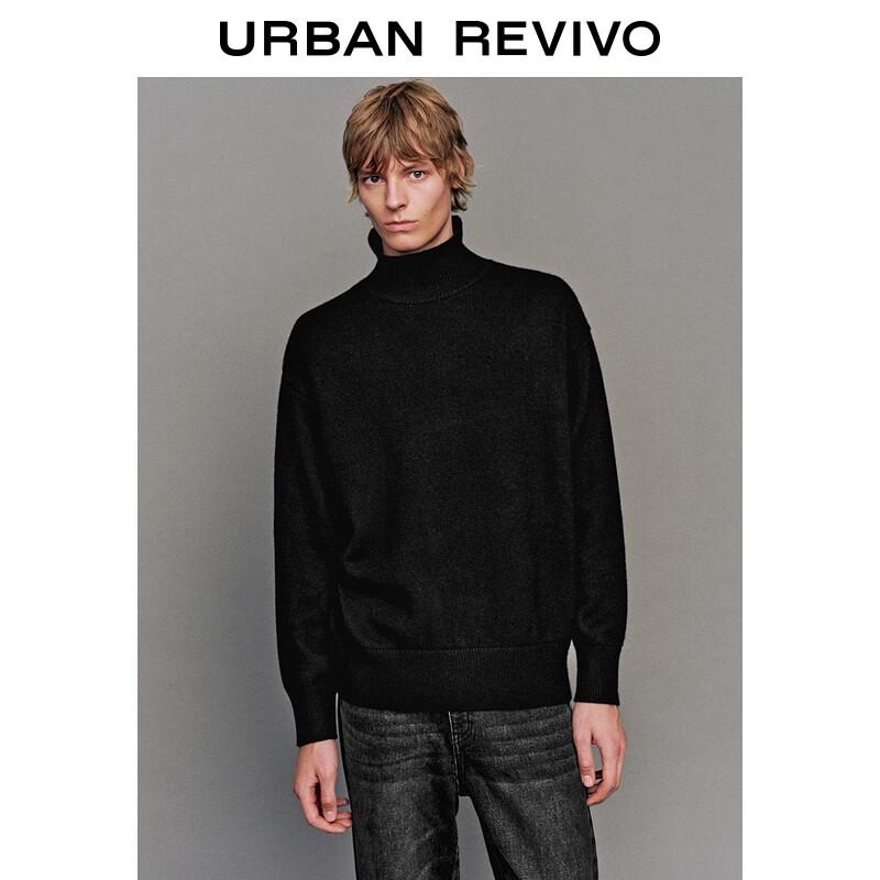 

UR Men s 2025 Winter Stand Collar Long Sleeve Knit Sweater