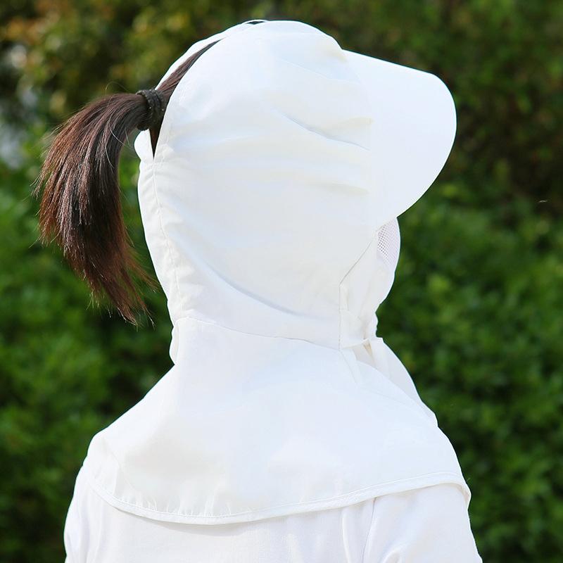 Breathable Women Uv Protection Riding Supplies Rechargeable Wide Brim Neck Cooling Cap Sun Shading Cap Fishing Fan Hat Sun Hat