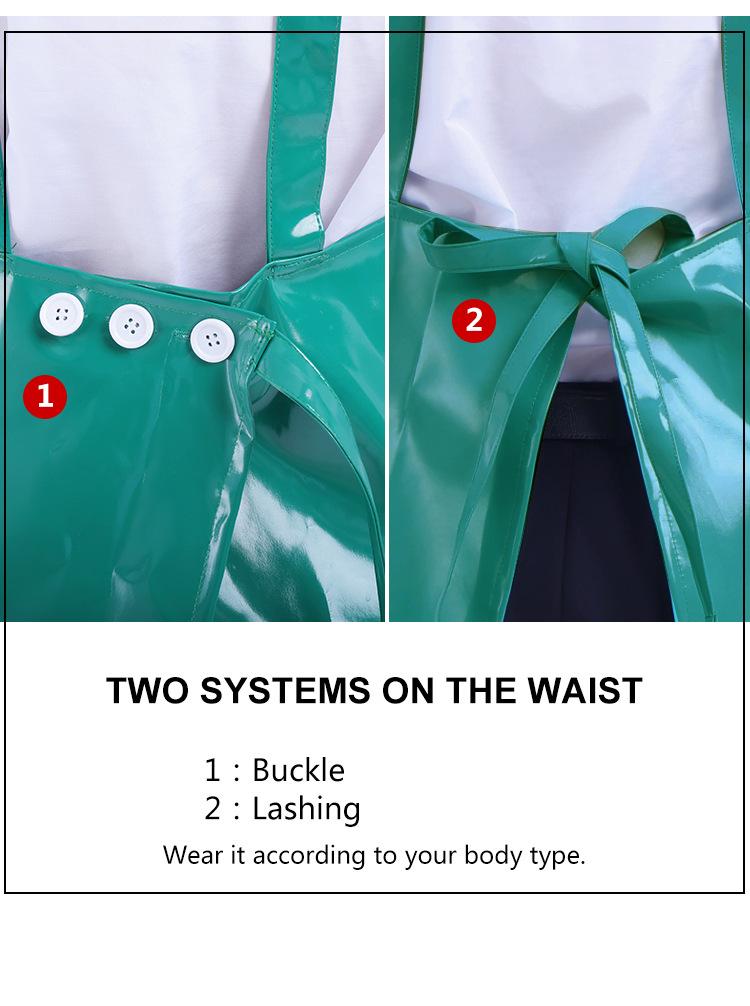 Waterproof PU Apron | Wear-Resistant & Oil-Resistant for Aquatic, Cold Storage, Slaughterhouse, and Food Industry Use