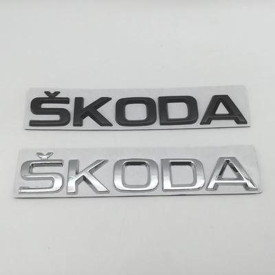 FMO3 1 pièce Métal 3D Haute qualité Argent/Noir Lettre Emblème de voiture Arrière coffre Autocollants badge sticker Décalcomanie styling Pour