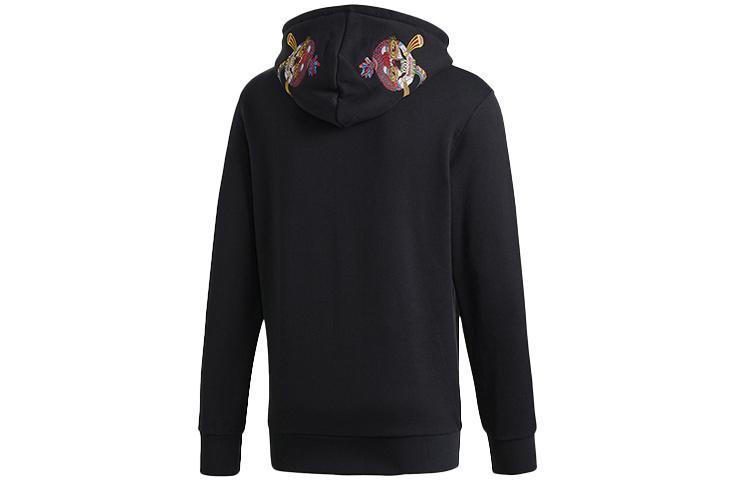 Adidas Originals Sweatshirts Men's Black Hooded Moderate Regular DV2031