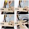 Portable Bench Pin Clamp Set V-Slot Jeweler Table Clamp Jewelry Clamp Tool  For Jewelry Making