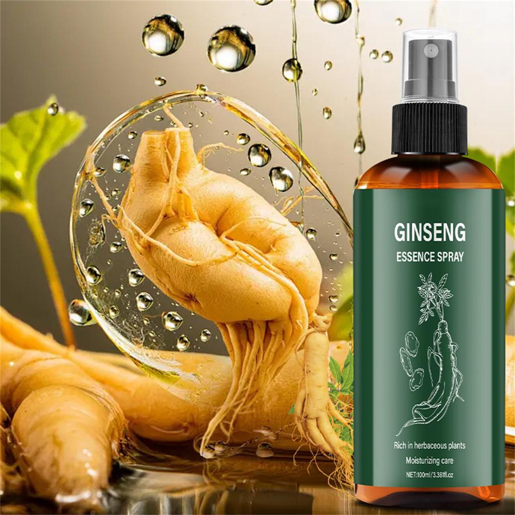 Ginseng Hair Care Serum Oil 100ml Anti-frizzy Soft Care Perm Dry Damaged Long-lasting Fragrancy Spray